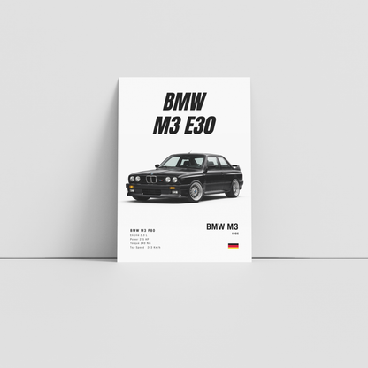 BMW E30 SPECS