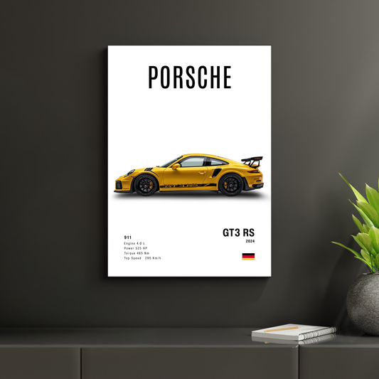 PORSCHE GT3 RS GOLD SPECS